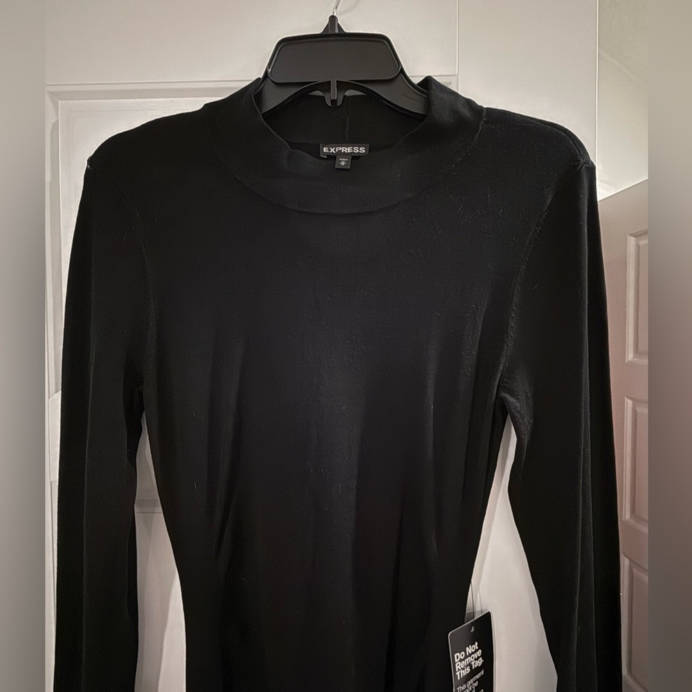 Medium, Express Sweater Dress in Black. Brand New. Never Worn.